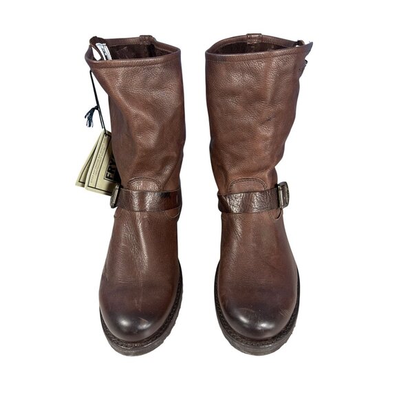 New FRYE Veronica Slouch Short Boots 10 Brown Leather HTF Vintage $428 - Picture 6 of 16